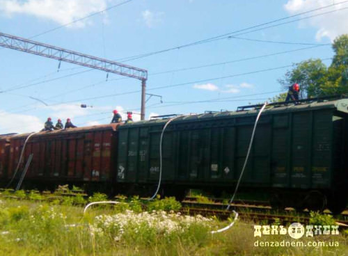 Шепетівські рятувальники не допустили загорання потягу