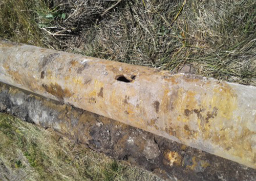 Поблизу Кам’янки викрали металеві труби Шепетівського водоканалу
