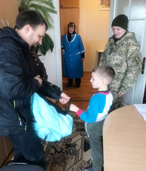У Шепетівці капелан відвідав дітей загиблих захисників України