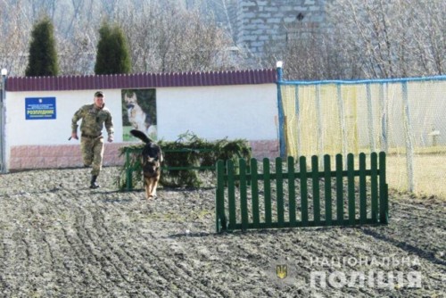 На Шепетівщині поліцейські-кінологи провели майстер-клас