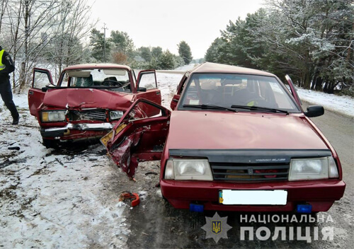 На автошляху Славутчини не розминулися водії Славутського та Ізяславського районів