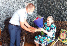 90-річна шепетівчанка Марія Дячук приймала вітання з ювілеєм