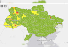 П’ять районів Хмельниччини потрапили до «жовтої» зони