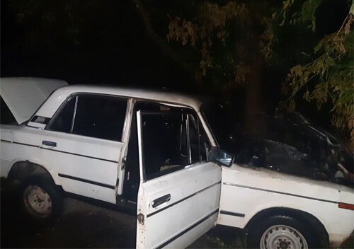 У Полонному внаслідок ДТП загорівся автомобіль