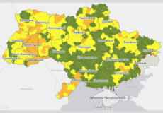 В Україні оновили карантинні зони: Хмельницький та Нетішин — у помаранчевій, Шепетівка та Славута — у жовтій