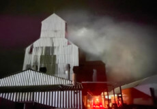 У Судилкові внаслідок пожежі зерносушарки знищено 1 тонну кукурудзи