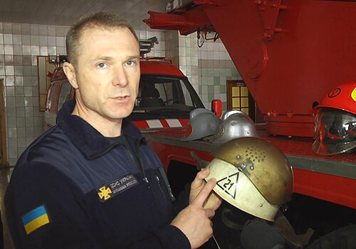 Шепетівський рятуваль­ник зібрав колекцію пожежних касок