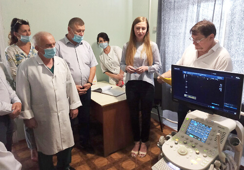 Славутська лікарня отри­мала від Уряду Японії діагностичну систему експертного класу