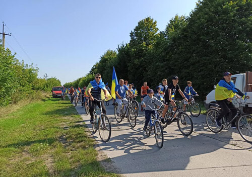 На Шепетівщині влаштували велопробіг через 11 сіл