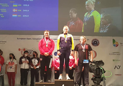 Важкоатлетка з Шепетівщини стала срібною призеркою Чемпіонату Європи