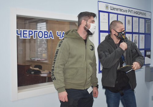 Представники консультативної місії Євросоюзу побували у Шепетівському відділі поліції