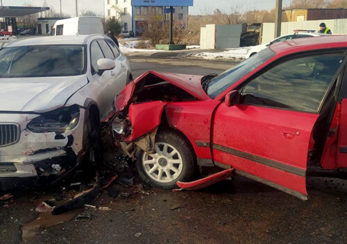 У Хмельницькому нетверезий водій Audi в’їхав у Volvo
