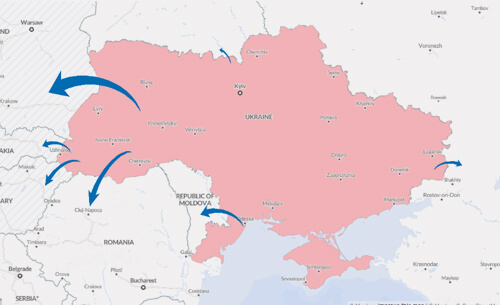 Понад 3 млн 800 тис. українців виїхали за кордон