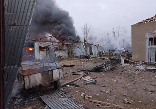 Село сусідньої з Хмельниччиною області зазнало нічного ракетного удару