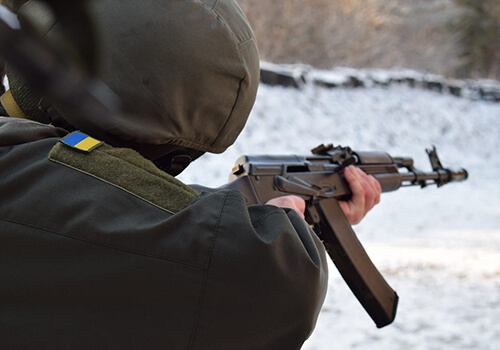 У Старокостянтинові проходять навчальні стрільби