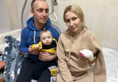 У Львові лікують 10-місячну Кіру з Київщини, яка зазнала осколкового поранення