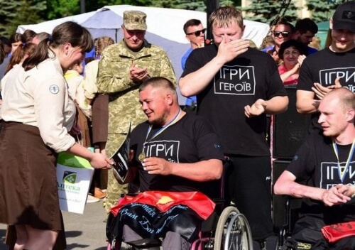 Ветеран АТО з Вінниччини, не маючи обох ніг, несе службу на блокпосту, бо у військкоматі відмовили