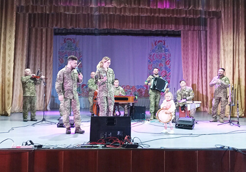 Військовий гурт «Святовид» виступив у Славуті