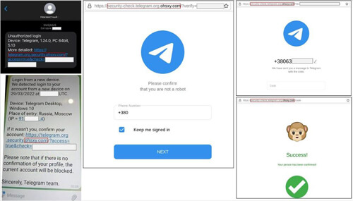 Окупанти вчиняють кібератаки, аби отримати доступ до облікових записів Telegram