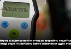 Полонський суд оштрафував п’яного водія на 51 тис. грн, який він має сплатити протягом 15 днів