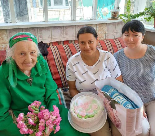 Мешканка Грицева відзначила 90-ліття у гарному здоров’ї