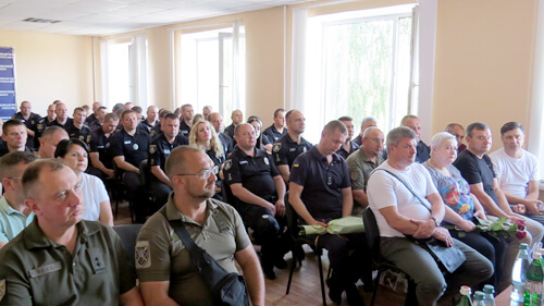 Працівники шепетівської поліції приймали вітання з нагоди професійного свята