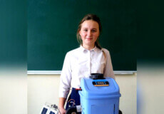 На Шепетівщині юнка створила екологічний зберігач для продуктів