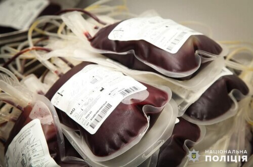 Хмельницькі полісмени здали майже 40 л крові для поранених військовослужбовців