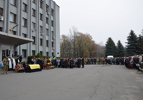 Шепетівська громада провела в останню путь Сергія Смереку