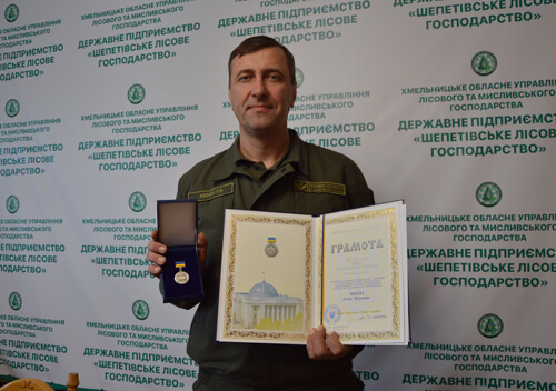 Лісівника з Шепетівщини відзначено у Верховній Раді України