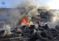 У Хмельницькому під час пожежі на шиномонтажі травмувався працівник