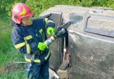 На Шепетівщині рятувальники діставали пасажирку із авто