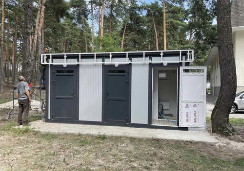 В одній із громад на Шепетівщині встановлять модульну громадську вбиральню