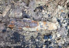 На Хмельниччині під час проведення земляних робіт знайшли авіаційну бомбу
