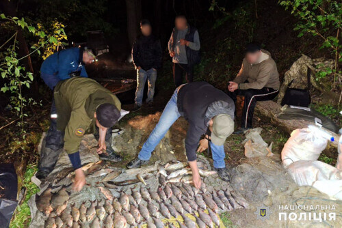 На Хмельниччині зловили браконьєрів, які не встигли довести справу до кінця