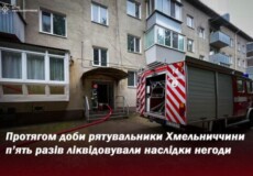На Хмельниччині через потужні опади відбулося підтоплення помешкань та адмінбудівель