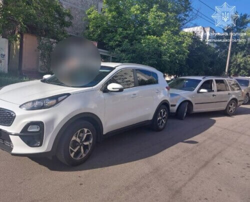Відразу чотири порушення вчинив водій у Хмельницькому