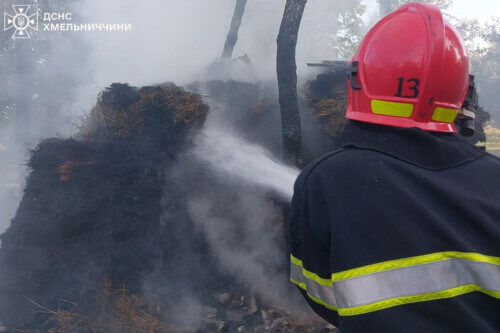 На Хмельниччині під час пожежі травмувався чоловік