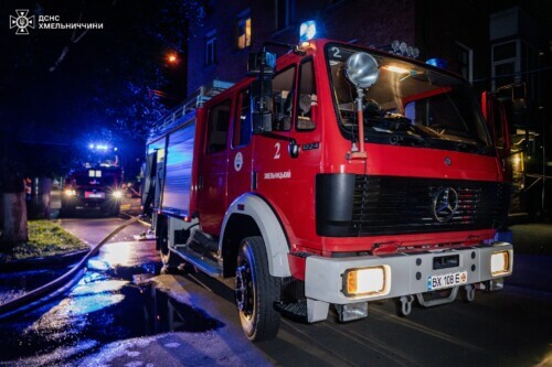 У Хмельницькому вночі сталася масштабна пожежа