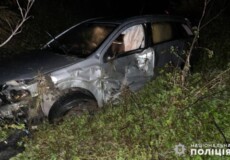 На Хмельниччині перекинулося авто: є травмовані