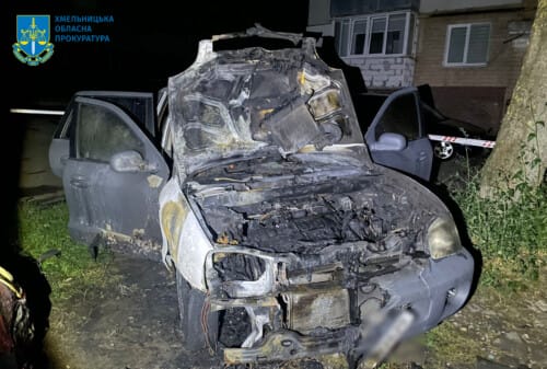 У Хмельницькому затримали паліїв автомобілів військовослужбовців