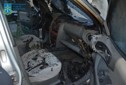 У Хмельницькому затримали паліїв автомобілів військовослужбовців