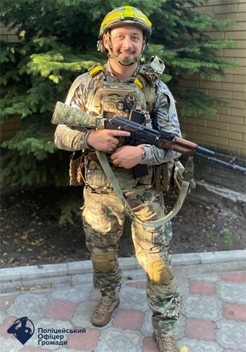 Поліцейський офіцер громади із Шепетівщини вже пів року на передовій