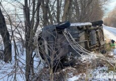 На Кам’янеччині допустив з’їзд у кювет водій з Ізяслава