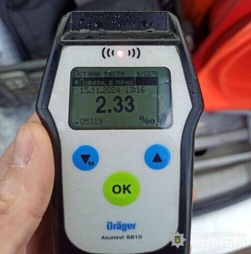 На Шепетівщині нетверезий чоловік роз’їжджав на авто, яке клієнт лишив на СТО