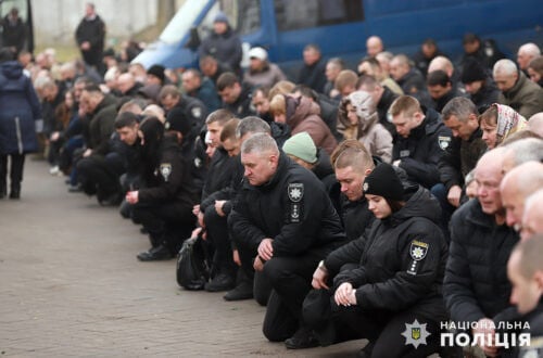 На Хмельниччині попрощалися із загиблими на війні поліцейськими: один із них — із Шепетівщини