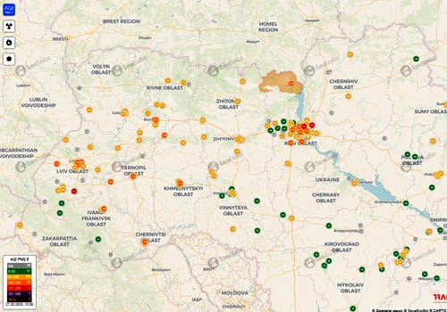 У Хмельницькому зафіксували шкідливий рівень забруднення повітря