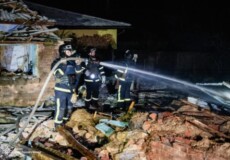 На Хмельниччині показали страшні наслідки шахедної атаки