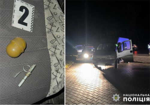 На Хмельниччині чоловік возив у речовому ящику бойову гранату