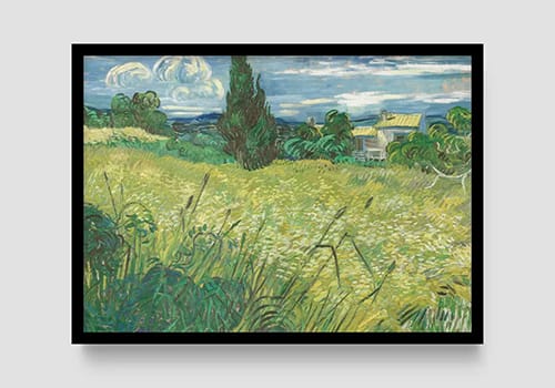 Постер Roomy у чорній рамці "Green Field"